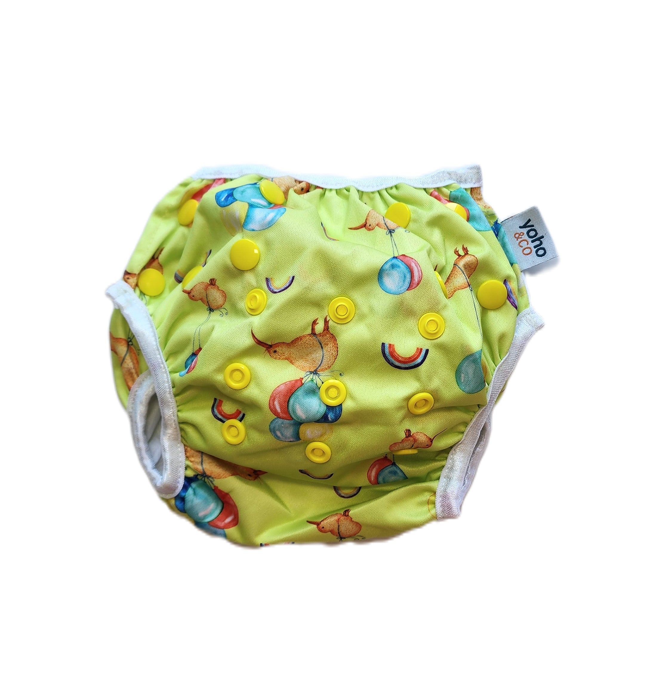 Yo-Kiwi Upwards Reusable Swim Nappy - Front View - Yoho & Co NZ