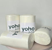 Bamboo nappy liners 100% biodegradable to use with reusable nappies - Yoho & Co