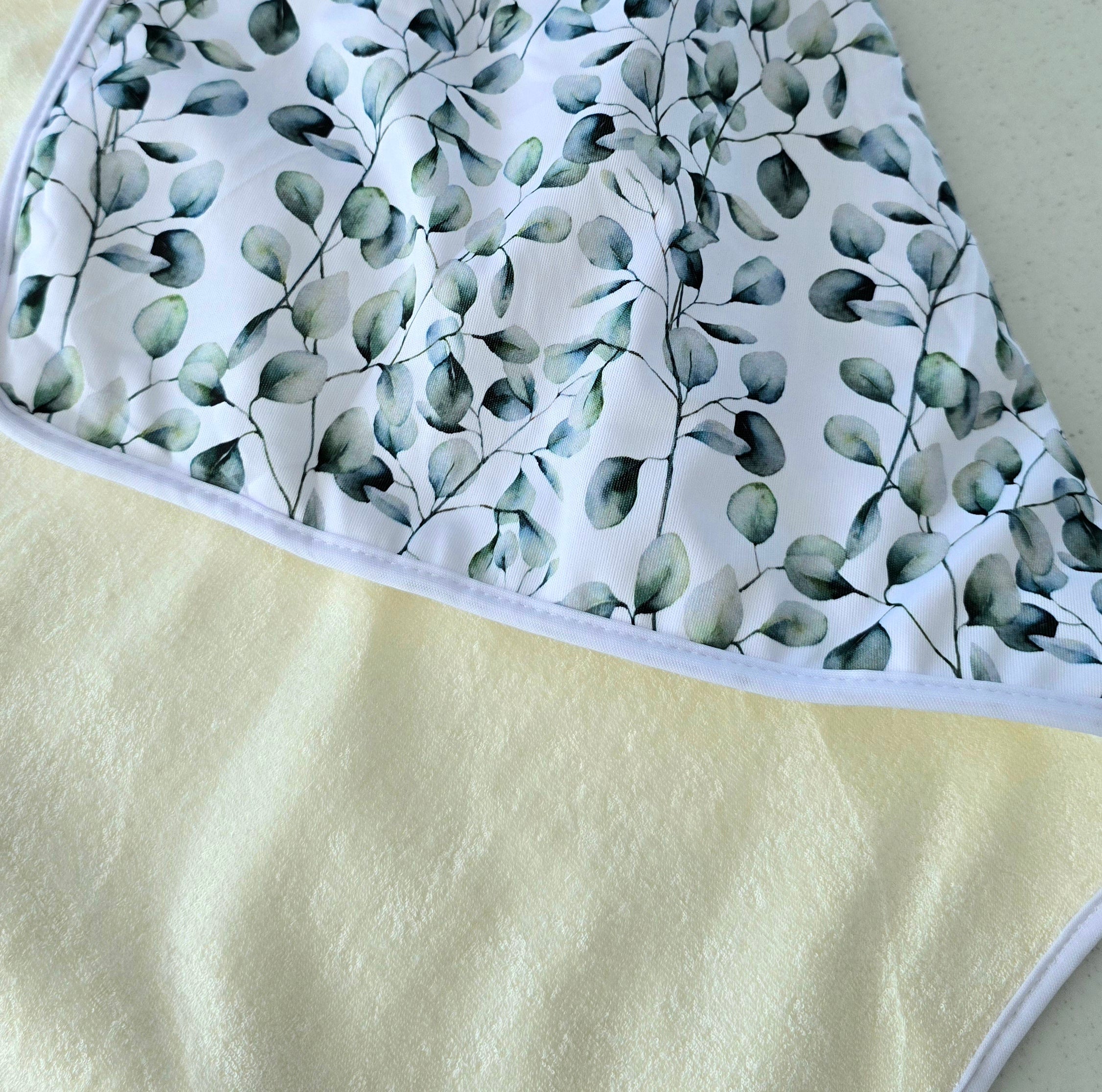 Portable Baby Change Mats 2-Pack – opened up view -  Eucalyptus Escape