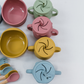 Complete Baby Feeding Dinnerware Collection - Silicone/Mango