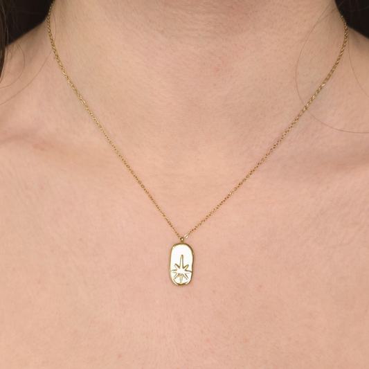 Shine 18k gold plated tarnish free necklace - Yoho & Co