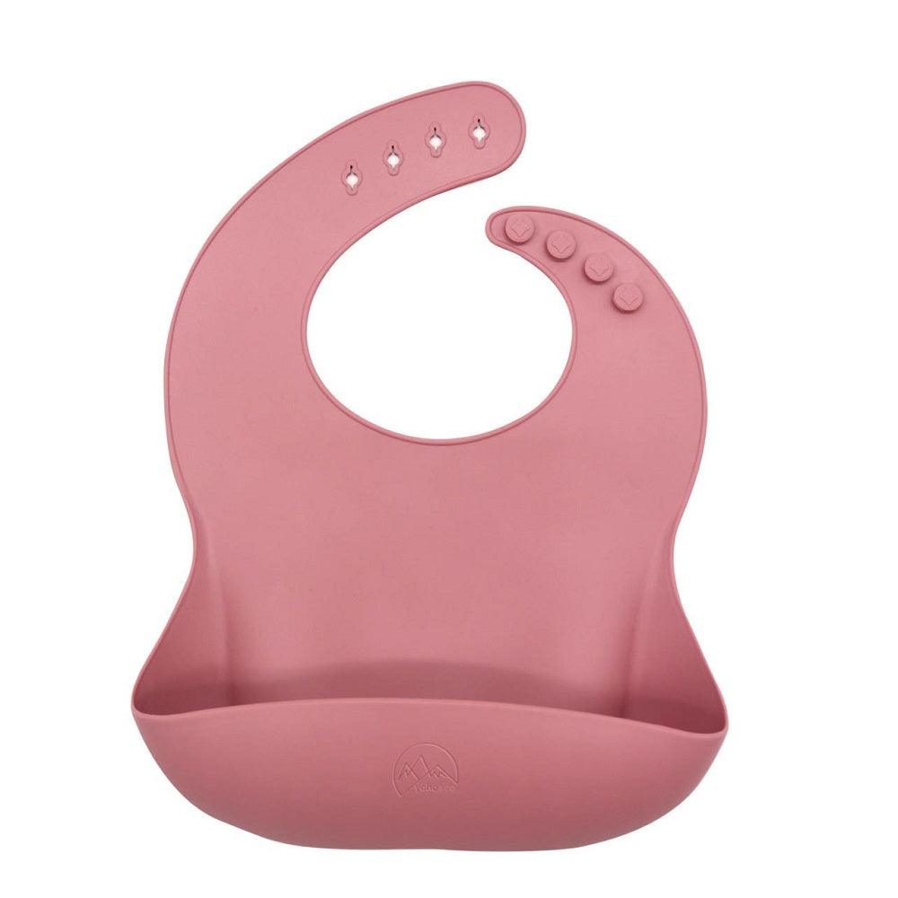 Yoho Baby & co. Premium quality silicone baby feeding bib, perfect for catching the pesky bits. 4 colour options